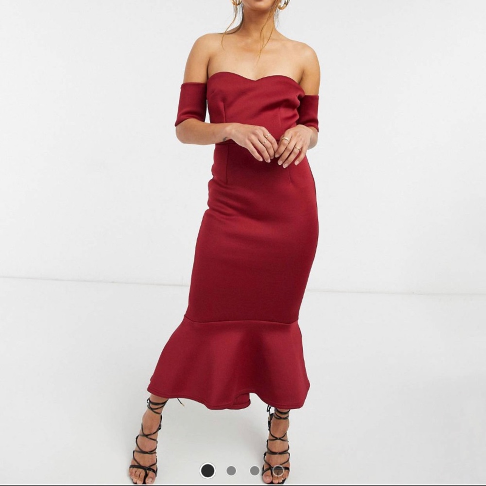 True violet ASOS dress